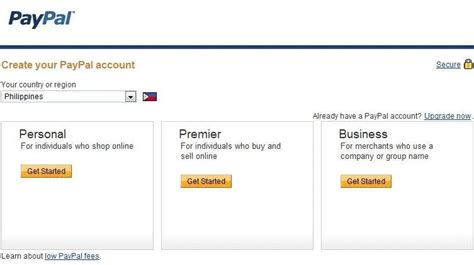 How to create a PayPal account in the Philippines.